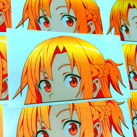 ASUNA SWORD ART ONLINE STICKER ASUKA ANIME GIRL SINON ANIME GIRL SINON SWORD ART ONLINE ANIME GIRL STICKER ANIME GIRL CAR DECAL ANIME STICKER ANIME PEEKER ANIME GIRL PEEKER ANIME SLAP STICKER