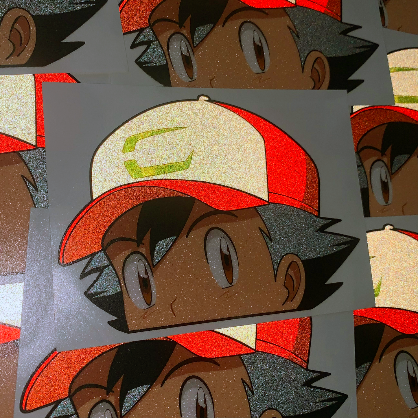 REFLECTIVE HOLO ANIME POKEMON ASH KETCHUM PEEKER STICKER POKEMON STICKER POKEMON DECAL POKEMON CAR STICKER PIKACHU STICKER ASH PIKACHU GENGAR STICKER CHARIZARD STICKER GENGAR CAR DECAL GENGAR PIKACHU ASH POKEMON ANIME STICKER