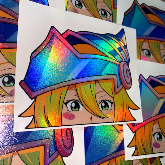 HOLO DARK MAGICIAN GIRL PEEKER